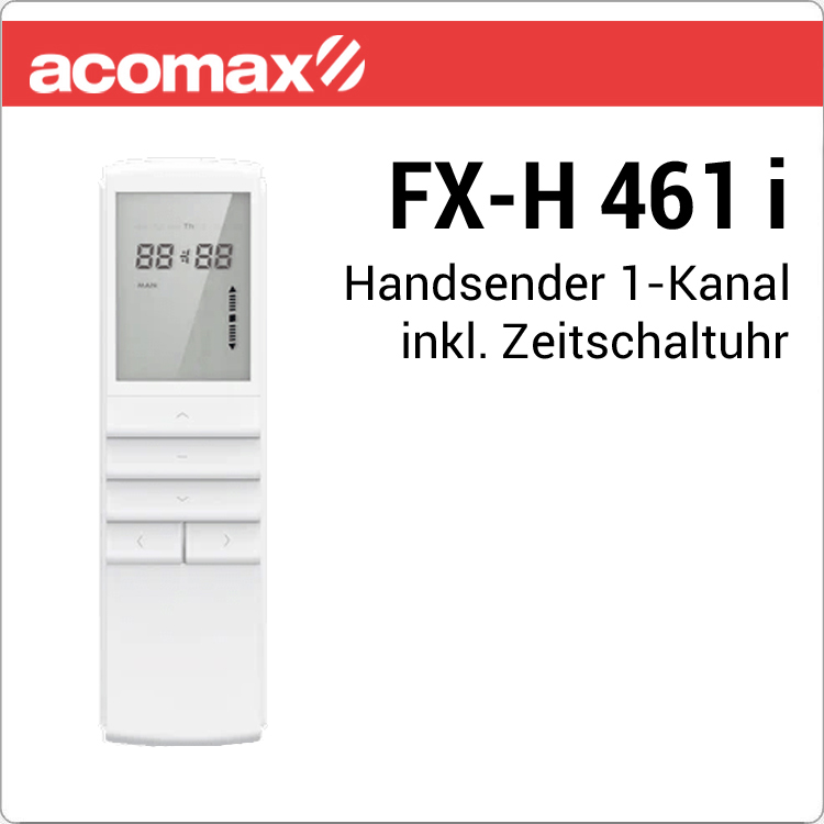 FX-H 461 i ACOMAX Funk-Handsender 1-Kanal Time