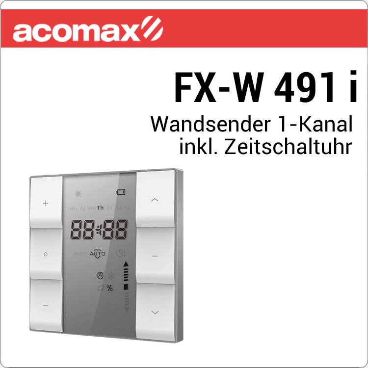 FX-W 491 i ACOMAX Funk-Wandsender 1-Kanal  Astro Time