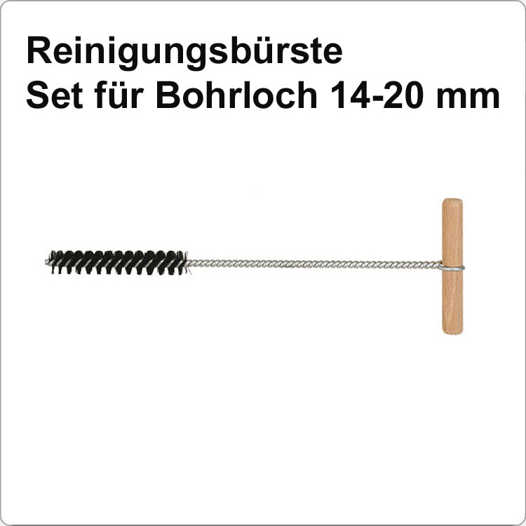 Reinigungsbürste für Bohrloch Durchm. 14-20 mm