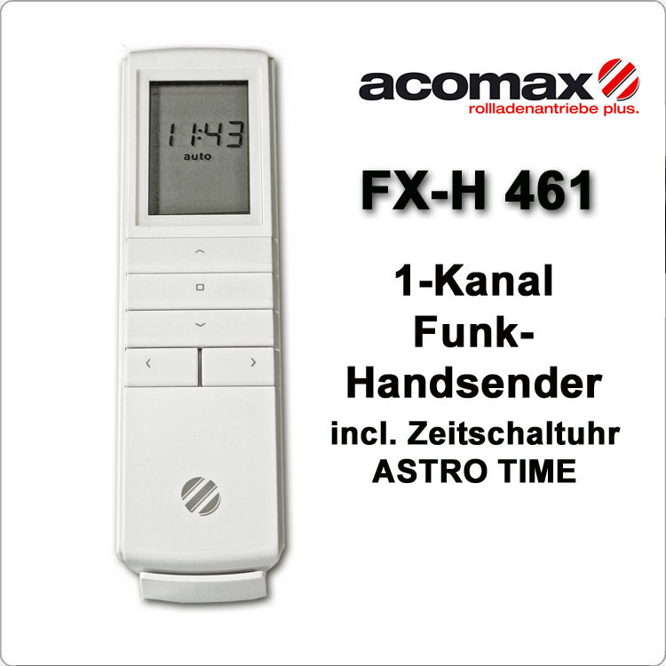 FX-H 461 ACOMAX Funk -Handsender 1- Kanal  Astro Time
