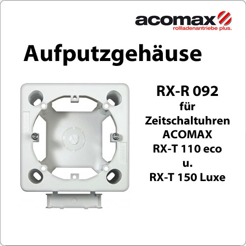 RX-R 092 Aufputzrahmen 1-fach a. P. 