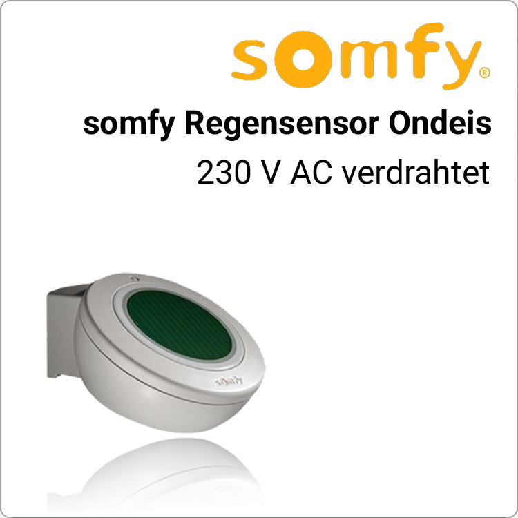 SOMFY Regensensor Ondeis 230 V AC verdrahtet