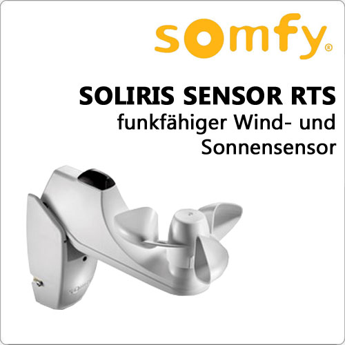 SOMFY SOLIRIS SENSOR RTS LED Wind und Sonnensensor 