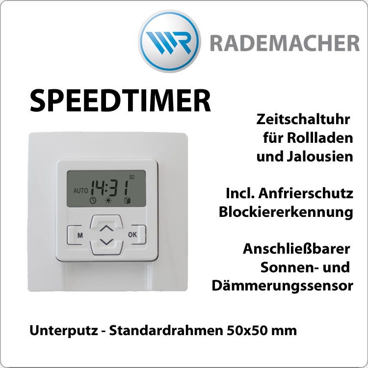 Rademacher SpeedTimer Zeitschaltuhr für Rolladen