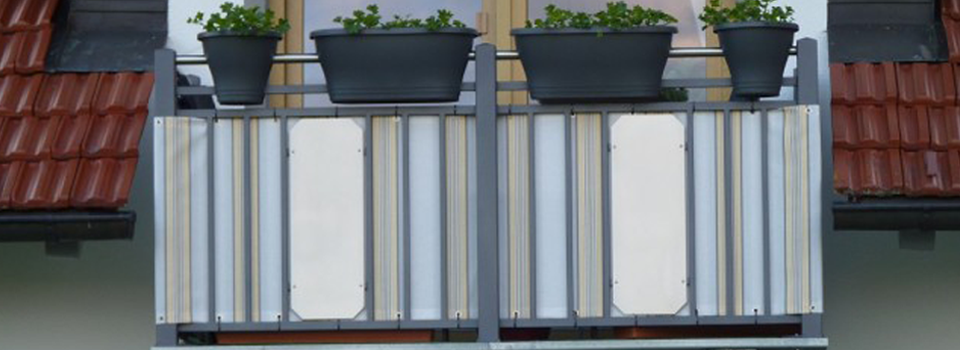 Individueller Balkon-Sichtschutz