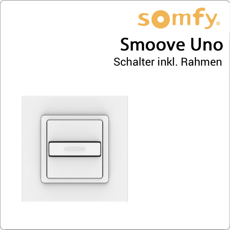 Somfy Smoove Uno inkl. Rahmen